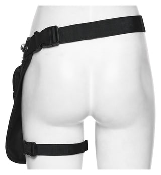 Punk Rave Cyberpunk Chain & Skull Hardware Waist–Leg Bag