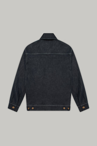 Turner Long Sleeve Shacket - Denim Stay Blue