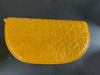 Mango Yellow PU leather padded with boxy chain strap handle