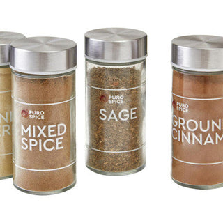 Puro Revolving Spice Rack with 16 Spices and Herbs
