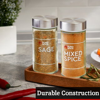 Puro Revolving Spice Rack with 16 Spices and Herbs