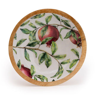 Pomegranate Mango Wooden Bowl 24cm 4PK - Hstrends