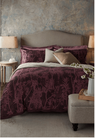 100% Cotton sateen floral luxe duvet cover and pillow case set - Hstrends