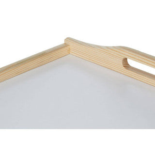 White Top Pinewood Bed Tray.