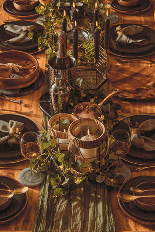 Kora Acacia Square Serving Platter