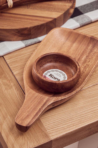 Kora Acacia Paddle Board With Bowl Set