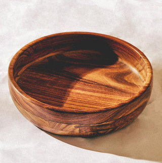 Rosi Round Sheesham Wood Salad Bowl