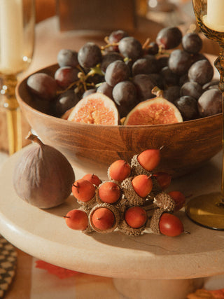 Large Round Sheesham Wood Salad Bowl | Rosi