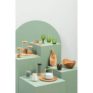 Mimo Cool Grey Double Wall Travel Mug