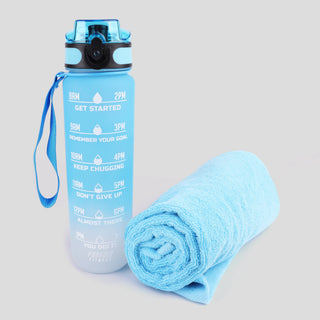 Phoenix  1L Water Bottle & Towel Hydration gift Set