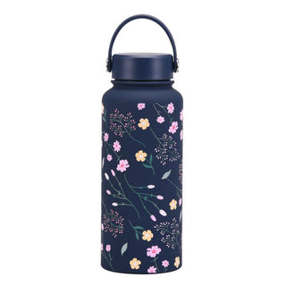 1L Insulated Large Capacity Wide Mouth Portable Vacuum Sports Water Bottle - Hstrends