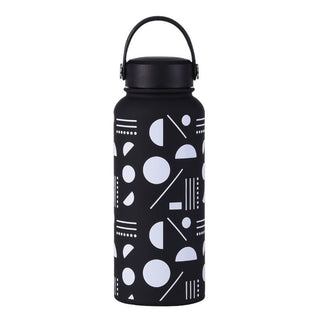 1L Insulated Large Capacity Wide Mouth Portable Vacuum Sports Water Bottle - Hstrends