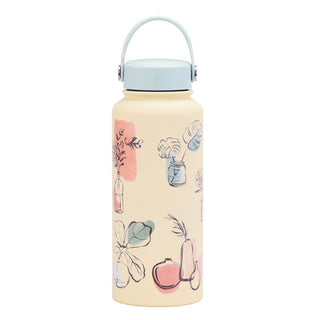 1L Insulated Large Capacity Wide Mouth Portable Vacuum Sports Water Bottle - Hstrends