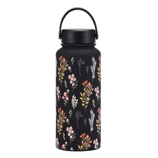1L Insulated Large Capacity Wide Mouth Portable Vacuum Sports Water Bottle - Hstrends