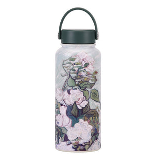 1L Insulated Large Capacity Wide Mouth Portable Vacuum Sports Water Bottle - Hstrends
