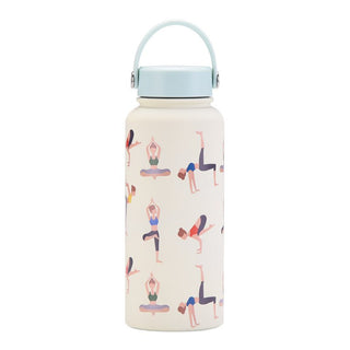 1L Insulated Large Capacity Wide Mouth Portable Vacuum Sports Water Bottle - Hstrends