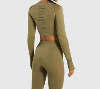 2 pc Seamless Women Yoga Set - Hstrends