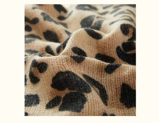 Leopard Cashmere Scarf for Women