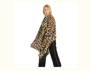 Leopard Cashmere Scarf for Women