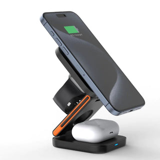 3 - in - 1 Folding Wireless Charger - Hstrends