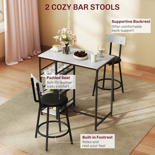 3 Piece Breakfast Table - Hstrends