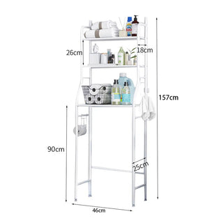 3 Tiers Over Toilet Storage - Hstrends