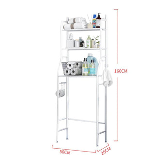 3 Tiers Over Toilet Storage - Hstrends