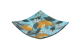 Sicilian Zest  Small Square Plate in Gift Box