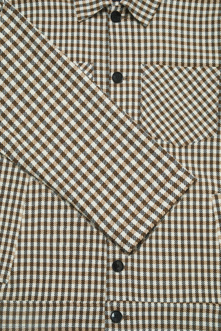 Turner Shacket - Tan Check Silvia