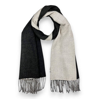Premium Two-Tone Cashmere Blend Winter Scarf