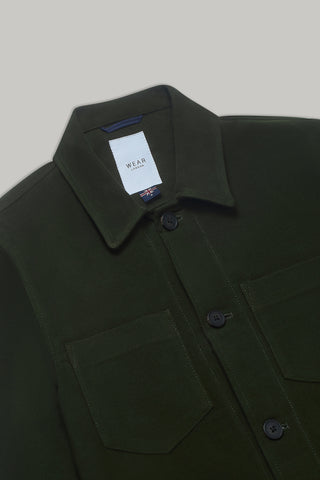 Southend Shacket Unlined - Olive Moleskin
