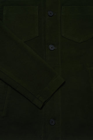 Southend Shacket Unlined - Olive Moleskin