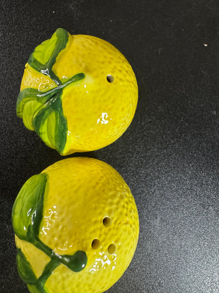Salt and Pepper Pots in Gift Box Mediterranean Lemon