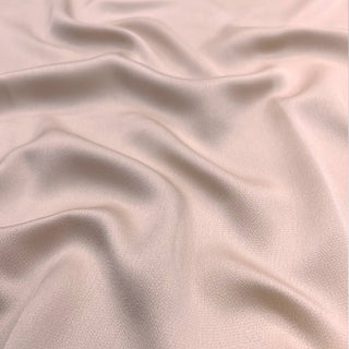 Grain satin hijab with reversible chiffon inner lining: Skin