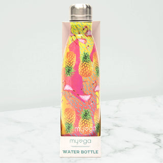 500ml Metal Water Bottles: Gold Glitter - Hstrends