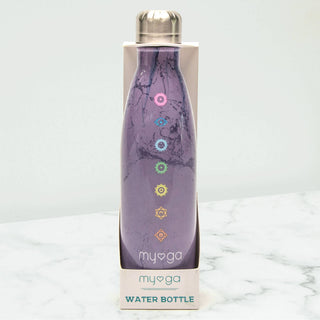 500ml Metal Water Bottles: Gold Glitter - Hstrends