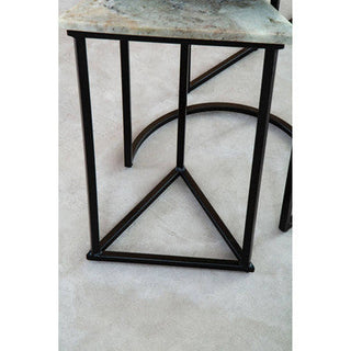 Mandoli Nest Of 3 Assorted Marble Tables