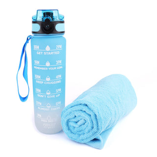 Phoenix  1L Water Bottle & Towel Hydration gift Set