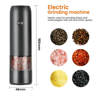 Electric Automatic Pepper And Salt Grinder - Hstrends