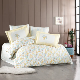 Hobby Perla Sarı - Poplin Single Duvet Cover Set 3pc