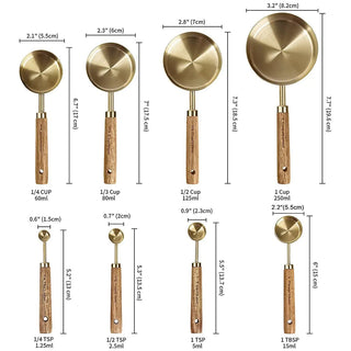 8 - Piece Measure Cup and Spoon Set - Hstrends