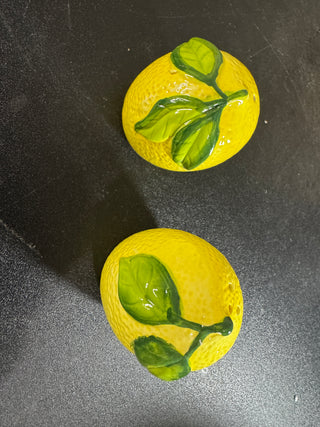 Salt and Pepper Pots in Gift Box Mediterranean Lemon