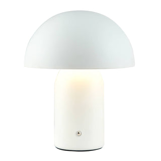 Modern Rechargeable Mushroom Table Lamp With Touch Dimmer