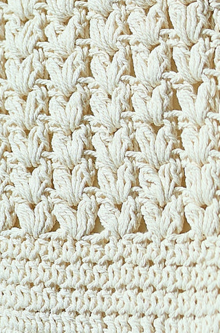 Yumi Ivory Crochet Small Cross Body