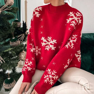 Christmas Snowflake Sweater /  pull over Jumper