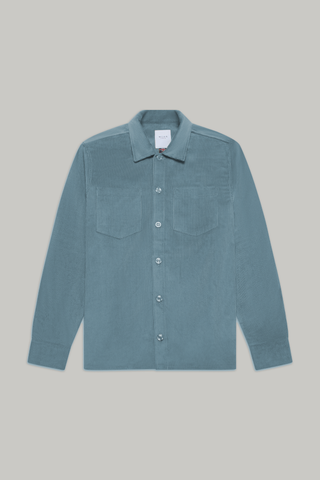 Bart Corduroy Overshirt - Blue