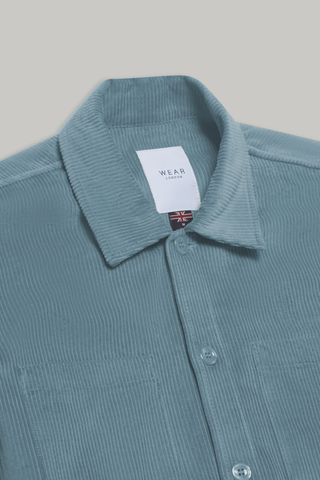 Bart Corduroy Overshirt - Blue