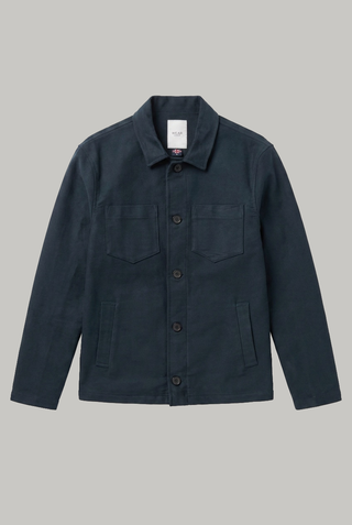 Southend Shacket Unlined - Navy Moleskin