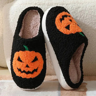 Halloween Slippers -  pumpkin