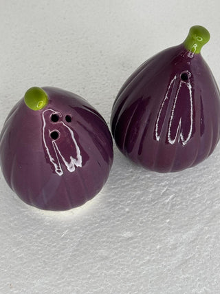 Salt & Pepper Pots Fig Shaped